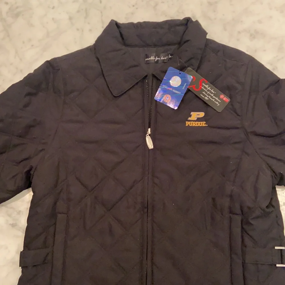 Brand new women’s Purdue jacket/coat with full zipper - Picture 2 of 8